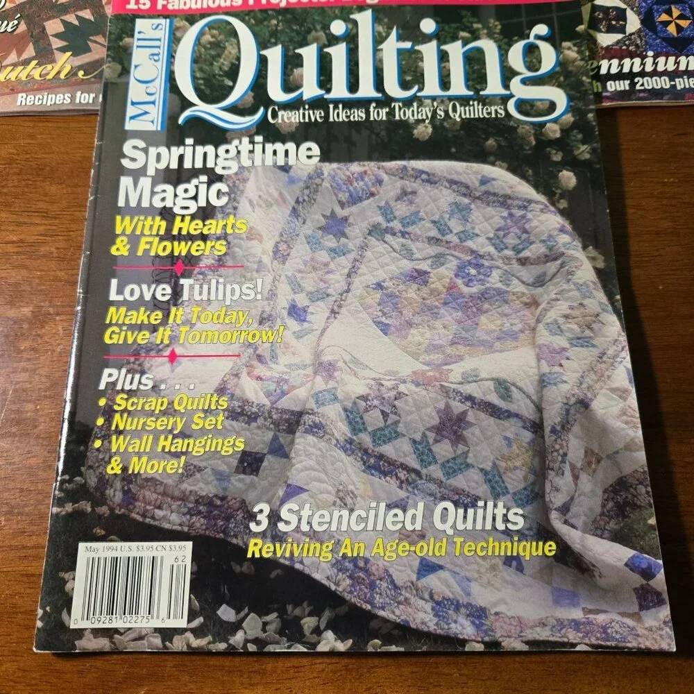 McCall's Quilting Magazines lot May 1994, Sept 1999 Feb 2000 Quick